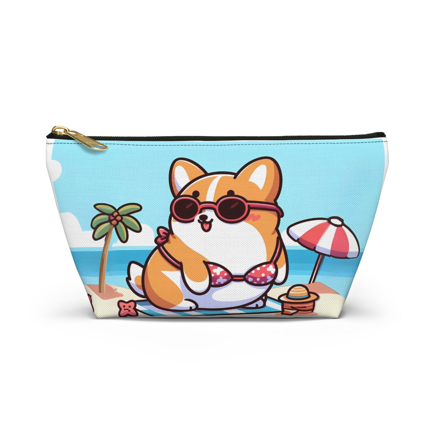 Summer Corgi Pouch